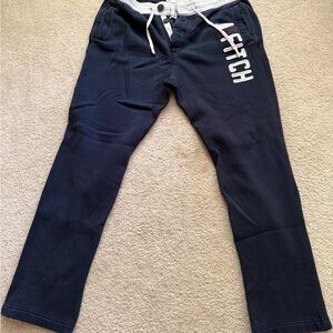 Abercrombie & Fitch Black Sweatpants